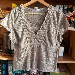 Cute lace top | revamped | fairy core | vintage | y2k